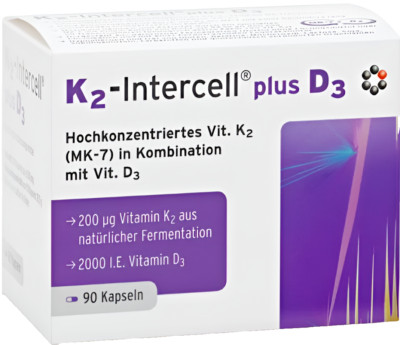 K2 - Intercell plus D3 - Vitamin K2 MK7 + D3 90 Kapseln (Deutschland)