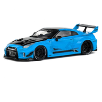 Nissan GT-R R35 1/43 2019 Miami Blau Liberty Walk Body Kit - Solido S4311209