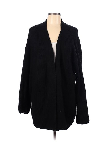 Pink Lily Women Black Cardigan L | eBay