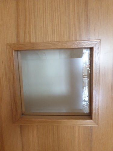 Door modern designer laminated new oak wood internal Todd door glass panel - Picture 7 of 17