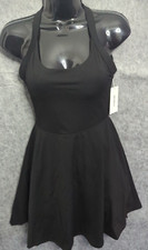 JAFINSY Women's Soft SoftTennis Dress UK Small Black