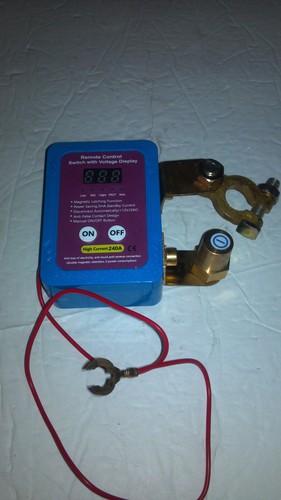 Remote Control Switch, 12V/24V 240A Kill Switch, LED Voltage Display - Picture 2 of 5