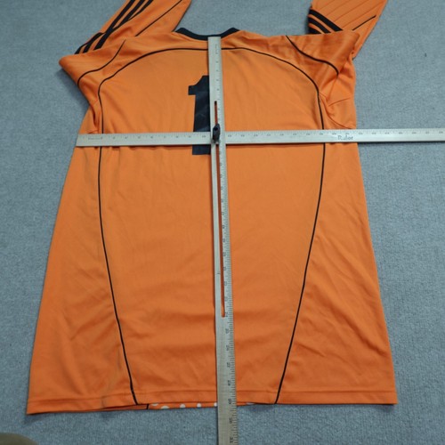 Adidas Soccer Jersey Large Orange Goalie 2008 Orange - Picture 6 of 9