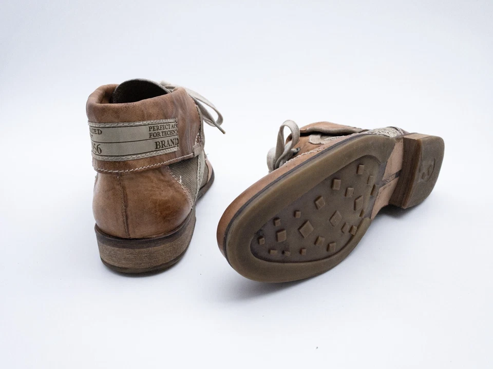 Botines De Mujer MANAS Marrones Talla 40 EU Art 26628-50 - Imagen 2 de 3