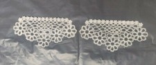 SHABBY CHIC DECORATIVE ONLAY FURNITURE  MOLDINGS Plastic lace RESIN set of two 