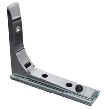 (2-PACK) CHG J17-4270 7" CHROME FOLDABLE REMOVABLE SHELF BRACKETS *S54