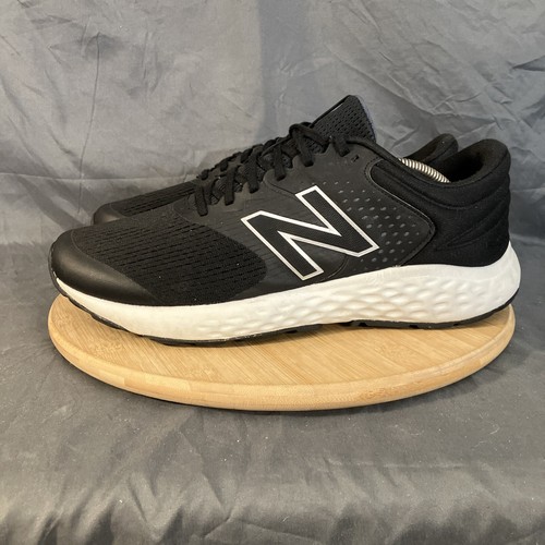 New Balance 520V7 Running Shoes Men's 13/47.5 (4E) Black/White Mesh