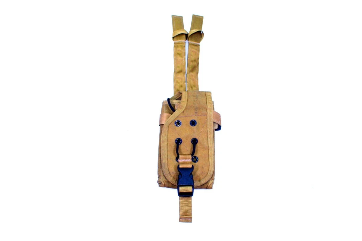 Paraclete Large Multi Radio Pouch Molle Tan Pre-MSA MBITR RAV CAG Delta Coyote