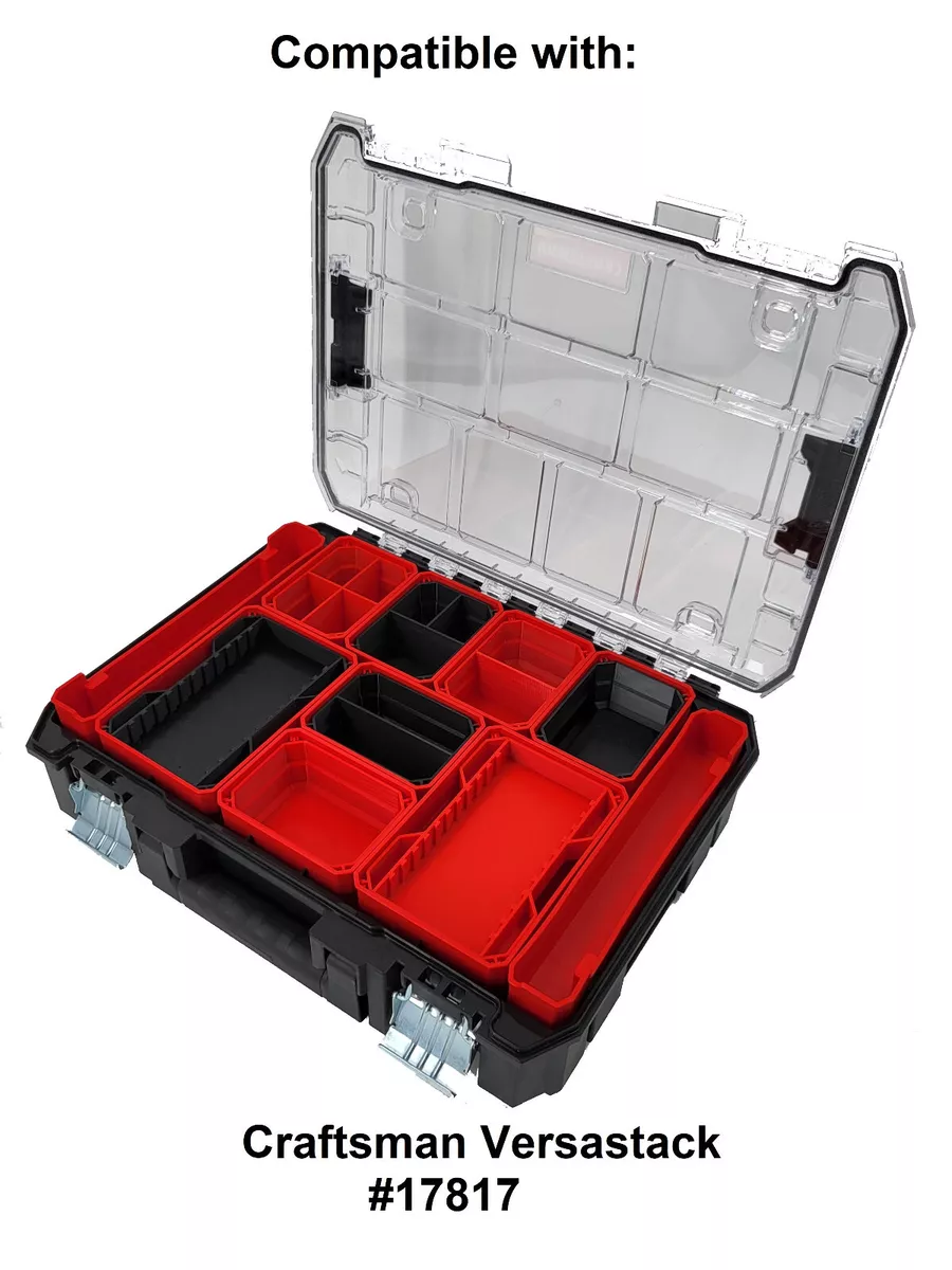 CRAFTSMAN Bin System 9-Compartment Plastic Small Parts Organizer in the  Small Parts Organizers department at