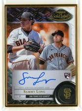 2022 Topps Gold Label Framed Autographs Sammy Long RC Auto San Francisco Giants