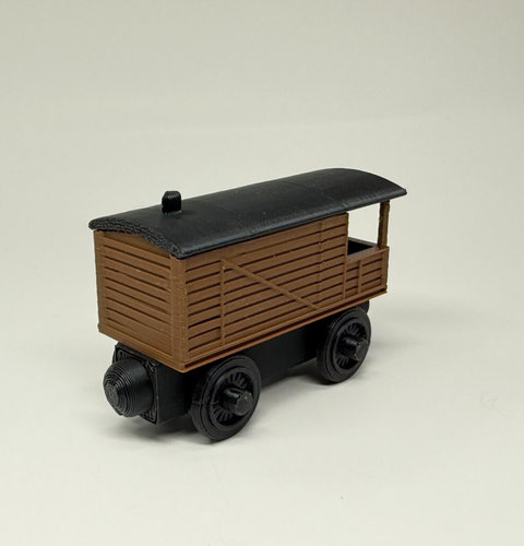 Ferrocarril de madera Breakvan, tren de caboose hecho a medida Thomas Friends Brio - Elige - Imagen 18 de 61