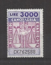ITALIA REPUBBLICA - MARCA CANCELLERIA DA LIRE 3000 - NUOVA E PERFETTA (MNH)