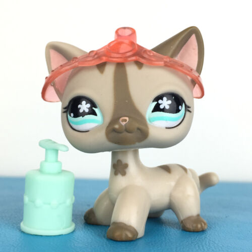 Authentisches Littlest Pet Shop #468 Katze kurzhaariges Kätzchen/Original Hasbro LPS - Bild 1 von 5