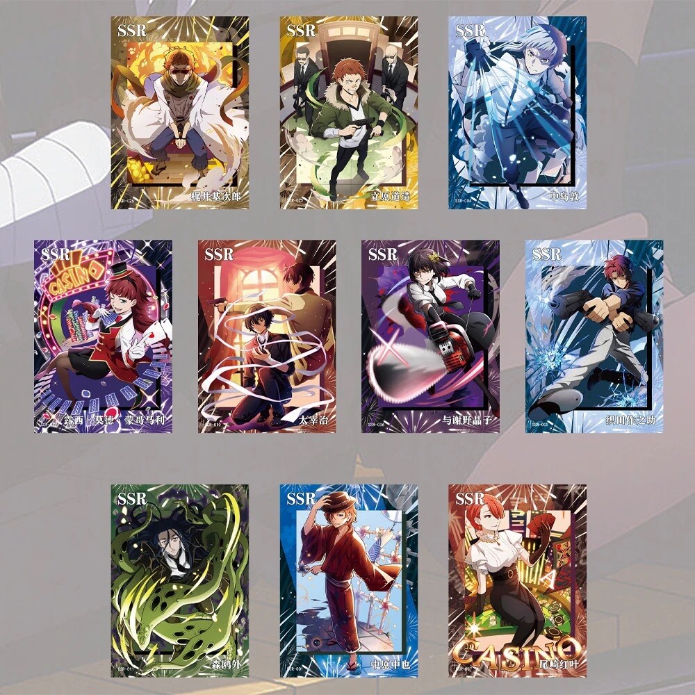 Bungo Stray Dogs CCG Trading Cards Anime 13 Pack Booster Box new