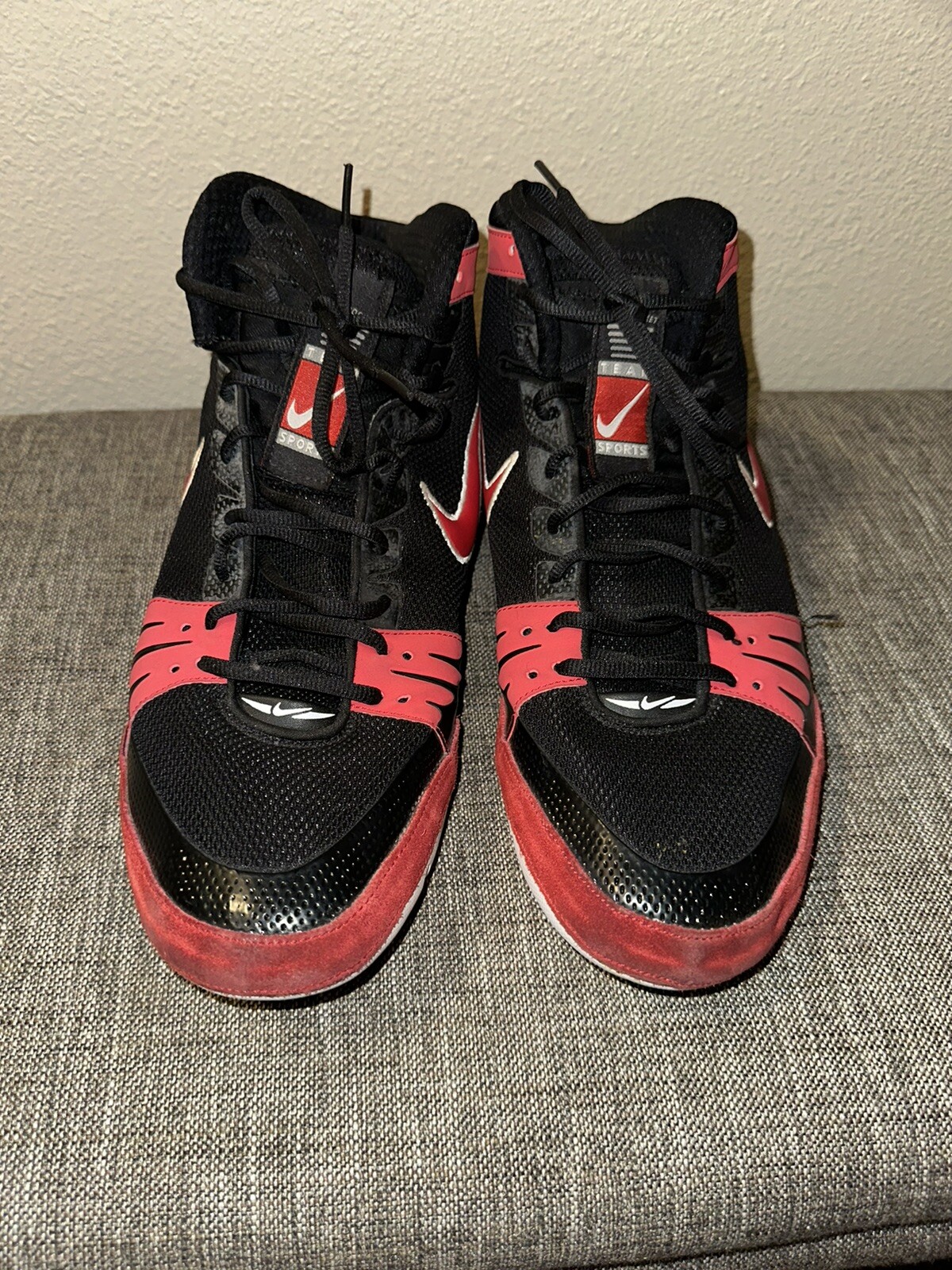 Nike Freek Wrestling Shoes Red Black Men’s Size 15 very rare! eBay