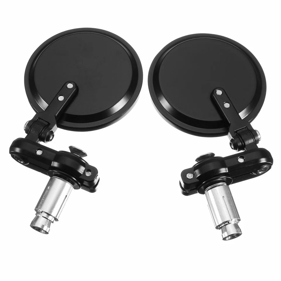 Черные складные боковые зеркала 7/8 дюйма для Honda Cargo 125 CB100 США - Изображение 4 из 4