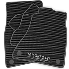 To fit Ford Transit Custom [TWIN PASS] 2013+ Auto Diamond Rubber Car Mats [DL]