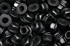 (30) Toplock Flange Nuts 5/8-18 Grade 8/G Plain Finish All Metal Locking Nut