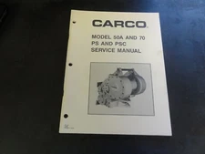 Carco Models 50A & 70 PS and PSC Winch Service Manual     PC-137