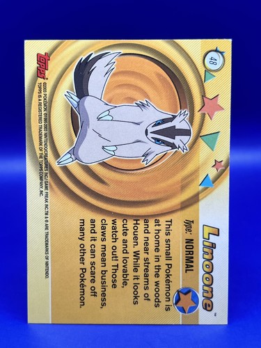 2003 Topps Pokémon Advanced Card #48 Linoone LP - Picture 4 of 7