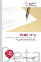 Lambert M. Surhone (U. A.) | Public Policy | Taschenbuch | Englisch (2026)