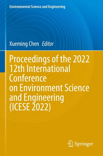 Proceedings Of The 2022 12Th International Conference On Environment Science...-image