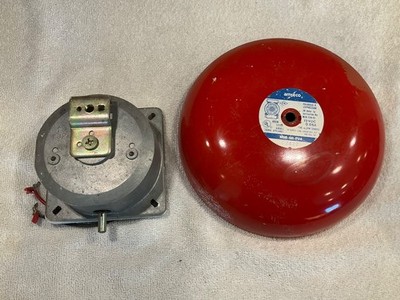 Vintage Amseco MSB-8B-RV4 Fire Alarm Bell (12VDC)