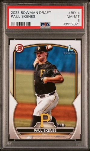 2023 Bowman Draft 1st Bowman Paul Skenes #BD14 PSA 8