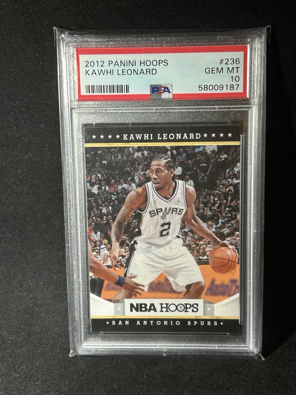 Kawhi Leonard 2012 Panini NBA Hoops #236 Rookie RC Gem Mint PSA 10 Clippers
