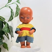 Vintage Moody Cuties Indian Sleeping  Baby Doll Souvenir 6” High, Lovely & Clean