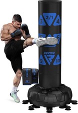 RDX XXL 330LBS Target Freestanding Punching Bag with Cover & Gloves, KickBoxing