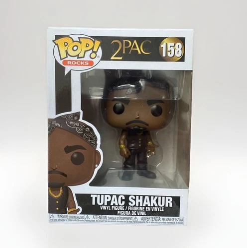 Funko Pop! Rocks 2pac Tupac Shakur Black Bandana and Outfit Funko Pop #158