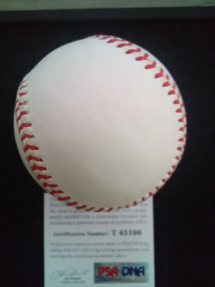 KEVIN MILLWOOD Autograph Baseball MLB Ball PSA COA BRAVES RANGERS PHILLIES - Image 4 of 4
