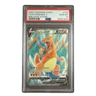 2022 POKEMON BRILLIANT STARS CHARIZARD V #153 FULL ART HOLO UR PSA 10 GEM MINT