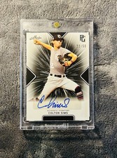 Colton Sims 2021 Leaf Perfect Game National Showcase Auto SP /50 Rookie Auto