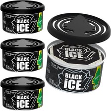 Car Air Freshener. Fiber Can Provides a Long-Lasting Scent fo Color: Black Ice