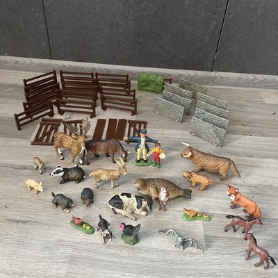 Restposten ELC Frühförderzentrum massiver Kunststoff Wildtier Figuren Spielzeug