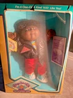 Vintage Cabbage Patch Kids Designer Line Doll Desmond Derek Black Hair .New
