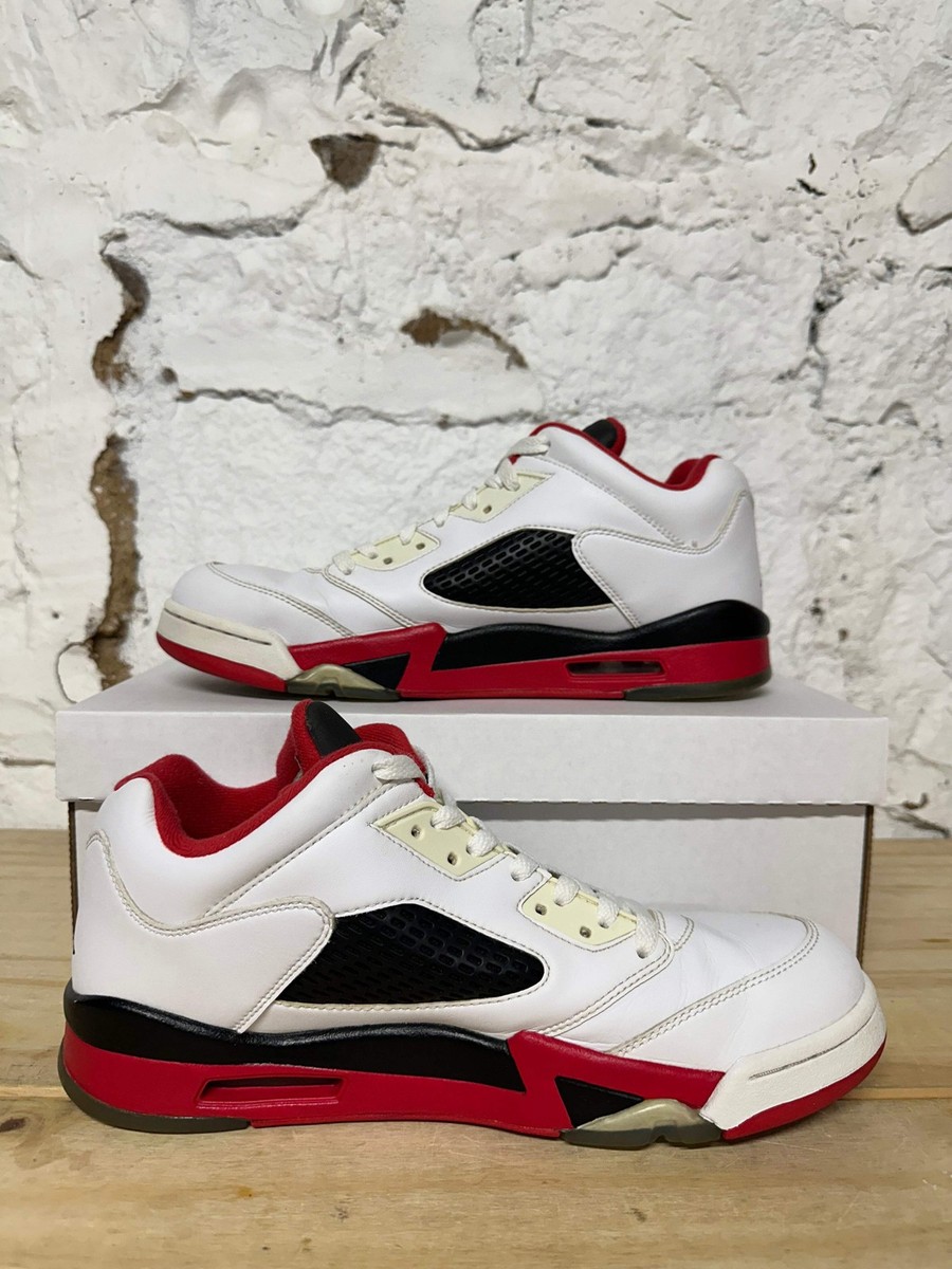 Size 10 - Air Jordan 5 Retro 2016 Low Fire Red for sale