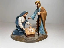 Nativity- Mary, Joseph & Baby Jesus -Either Ceramic Or porcelain-1995 Roman Inc.