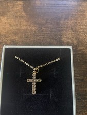 14K Gold-Plated Women's Cross Necklace