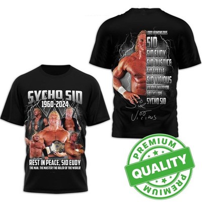 Sycho Sid 1960-2024 Sid Vicious The Man 3D AOP Shirt Unisex S-5XL 1P0922