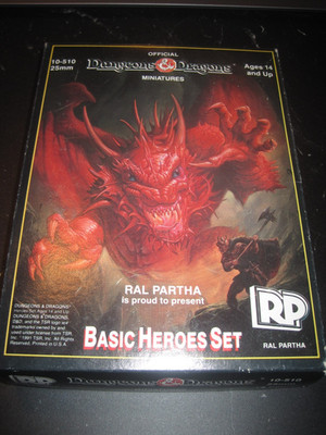 DUNGEONS & DRAGONS - MINIATURES - 10-510 - 25mm BASIC HEROES SET - IN OVP
