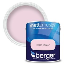 Berger Matt Emulsion 2.5L Elegant Whisper 7.60 per litre