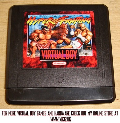 NINTENDO VIRTUAL BOY SPIEL HYPER FIGHTING STREET FIGHTER 2 BLK SELTEN VOLL FUNKTIONSFÄHIG