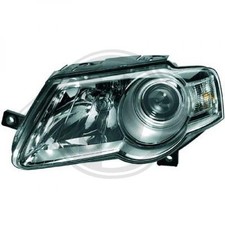 Diederichs Scheinwerfer rechts H7 H7 chrom mit Motor für VW Passat 3C Baujahr 2