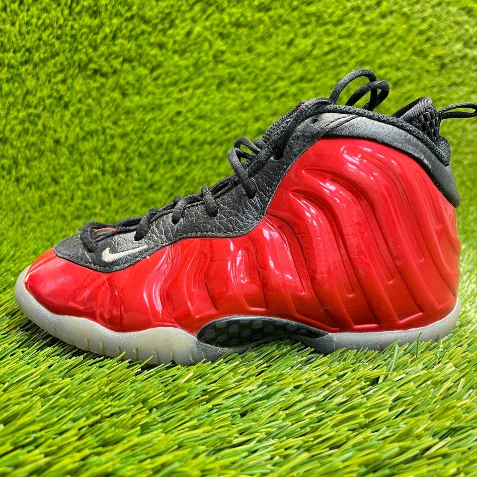 Nike Little Posite One Rojo Metálico Niños Talla 12C Zapatos de Baloncesto Tenis Foto 4 de 4