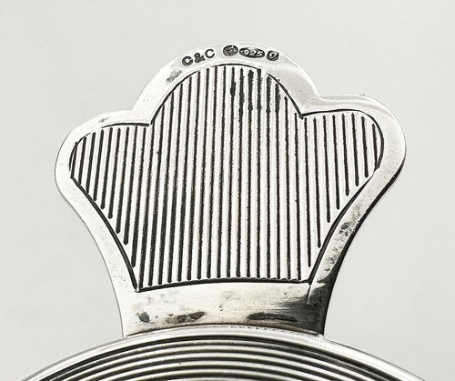 VINTAGE MAGNIFYING GLASS STERLING SILVER ELIZABETH II London 1962 - Picture 4 of 5