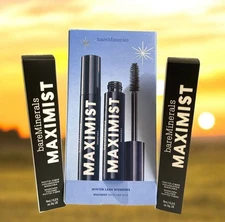 bareMinerals Winter Lash Wonders Maximist Mascara Duo Value $44 Same Day Ships