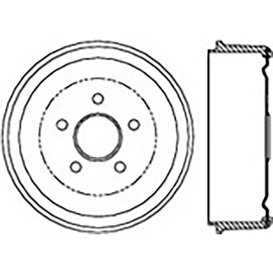 Tambor de freno delantero centrado 123.63003 para Dodge Dart Plymouth Barracuda SCAMP Foto 4 de 4